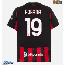 AC Milan Youssouf Fofana #19 Hjemmedrakt 2025-26 Kortermet